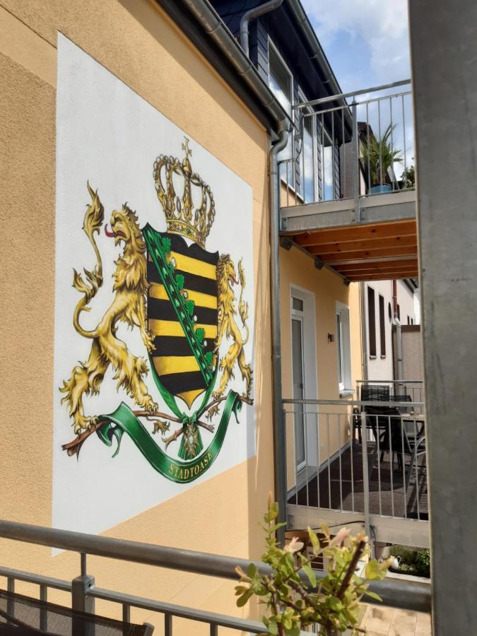 Stadtoase Geraeumige Gaestewohnungen Mit Balkon, Komfort, Modernitaet Und Ruhe, Fuer Monteure Geeignet, Free Wifi Frankenberg Eksteriør bilde
